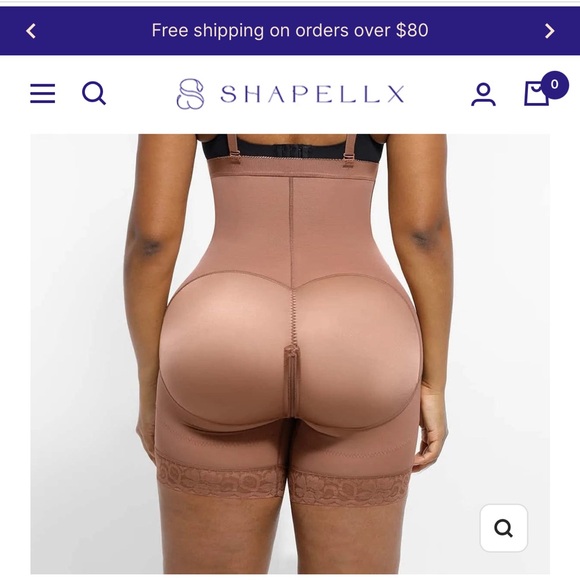 The AirSlim® Firm Tummy Compression Bodysuit Shaper Butt Lifter - Picture 4 of 4